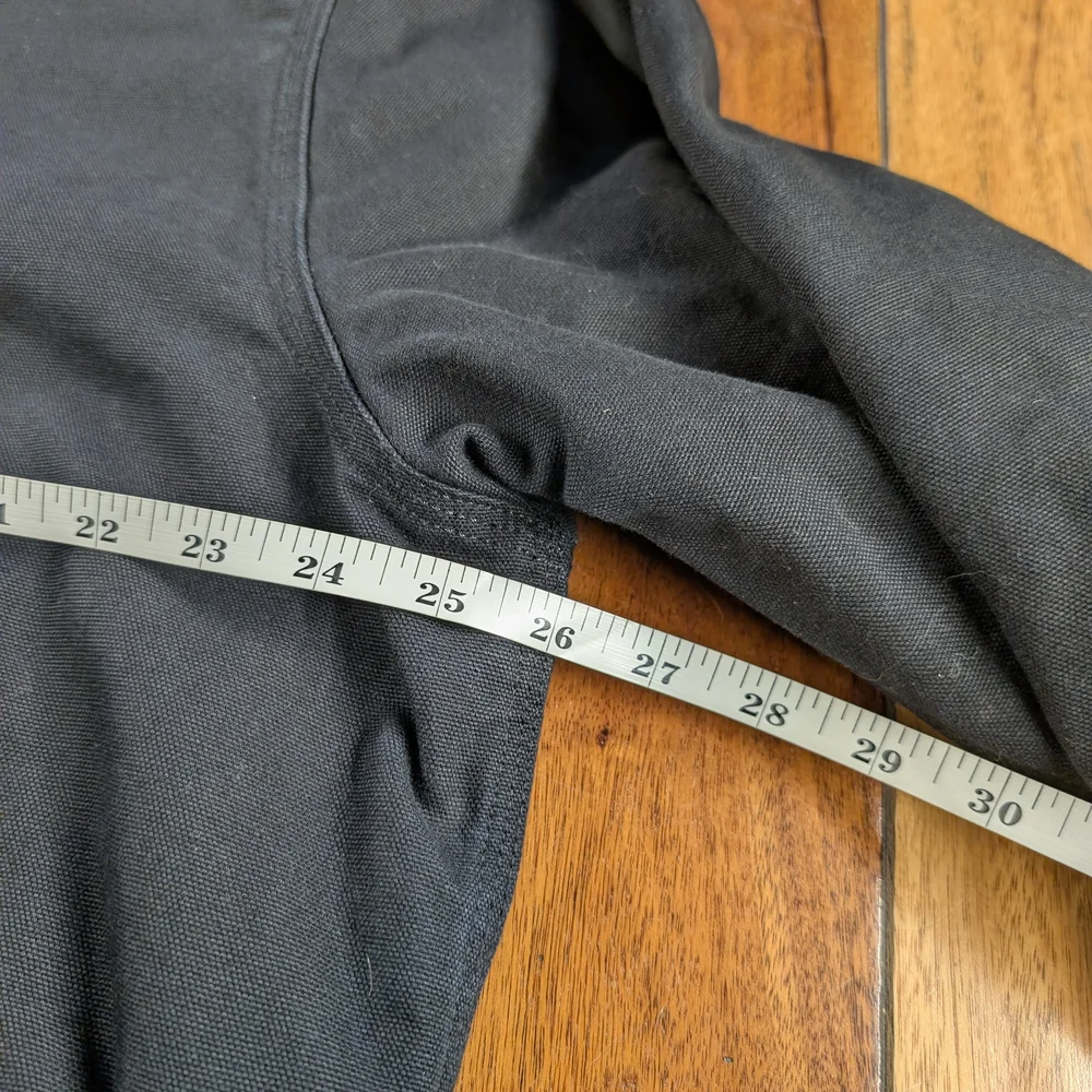 Carhartt Black Hooded Detroit Jacket (L) - Picture 5 of 6